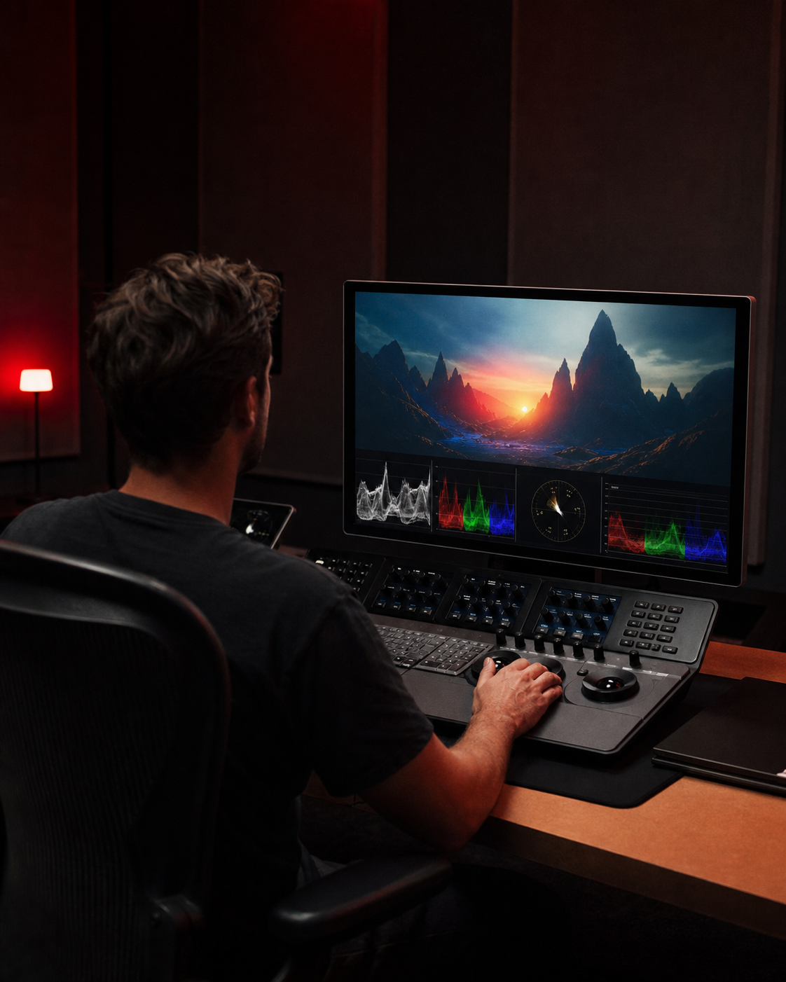 Sessione di color correction VideoMaster